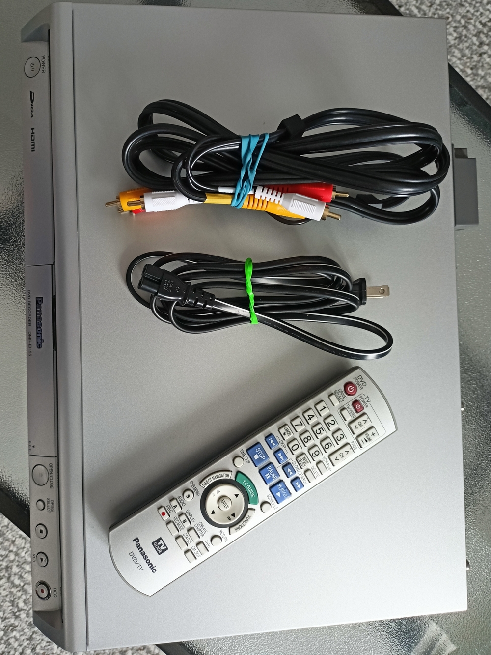 Panasonic DMR-EH55 HDD & DVD Recorder Player Panasonic With Remote
